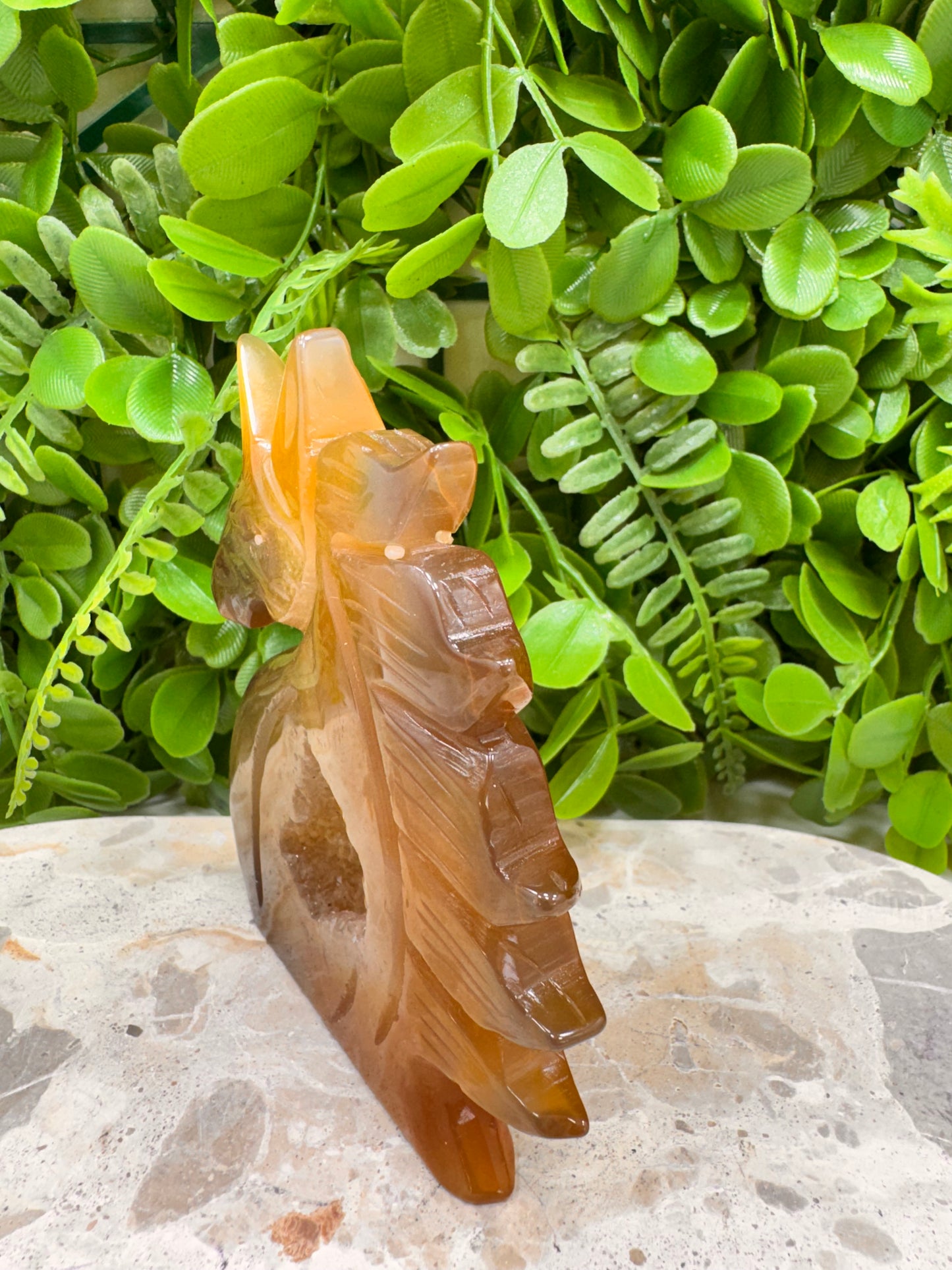 Druzy Agate Unicorn 244g