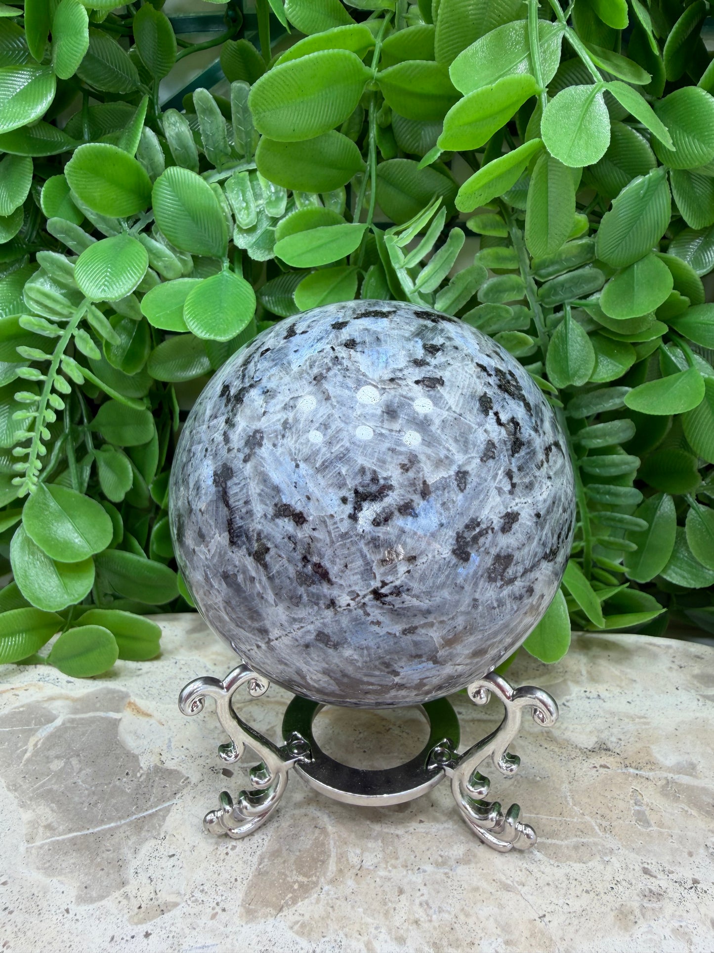Larvikite Sphere 648g