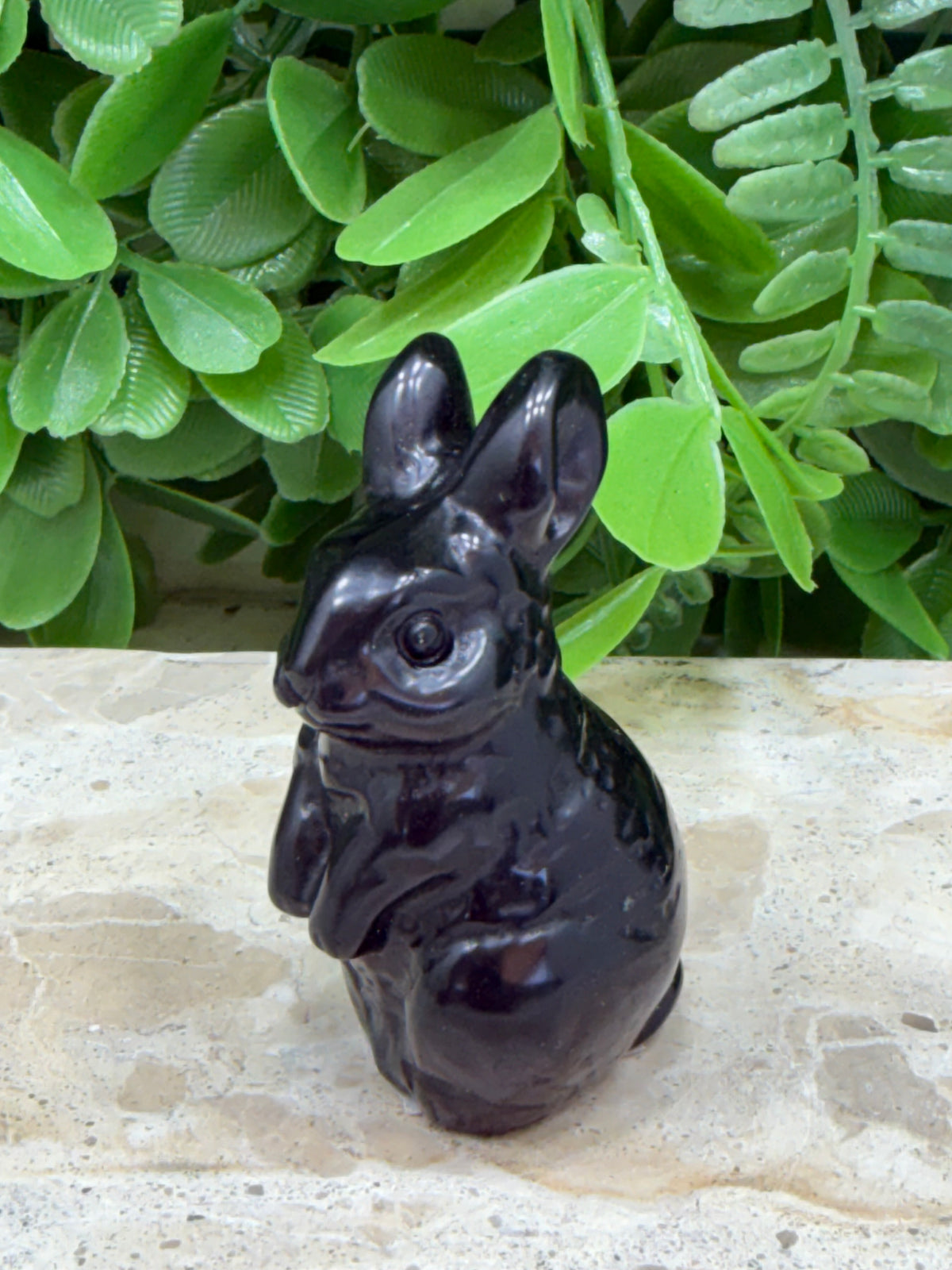 Obsidian Rabbit 60g | Protection • Grounding • Strength