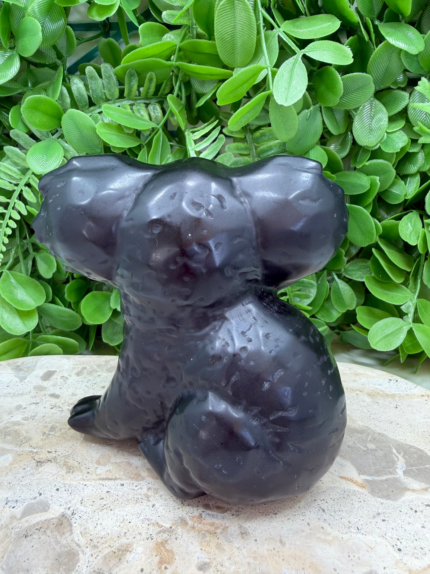 Black Obsidian Koala Bear 914g
