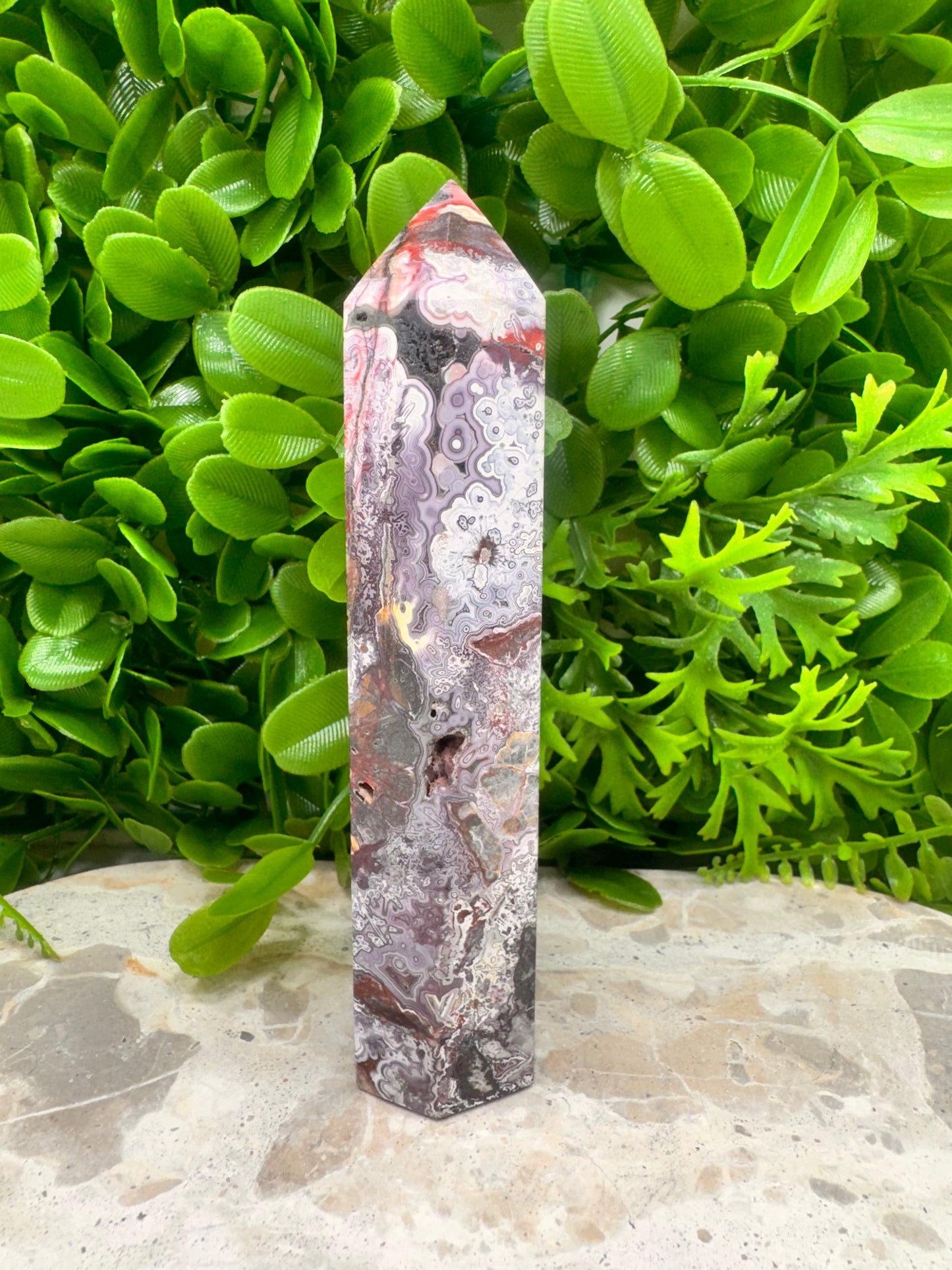 Mexican Agate Tower 352g