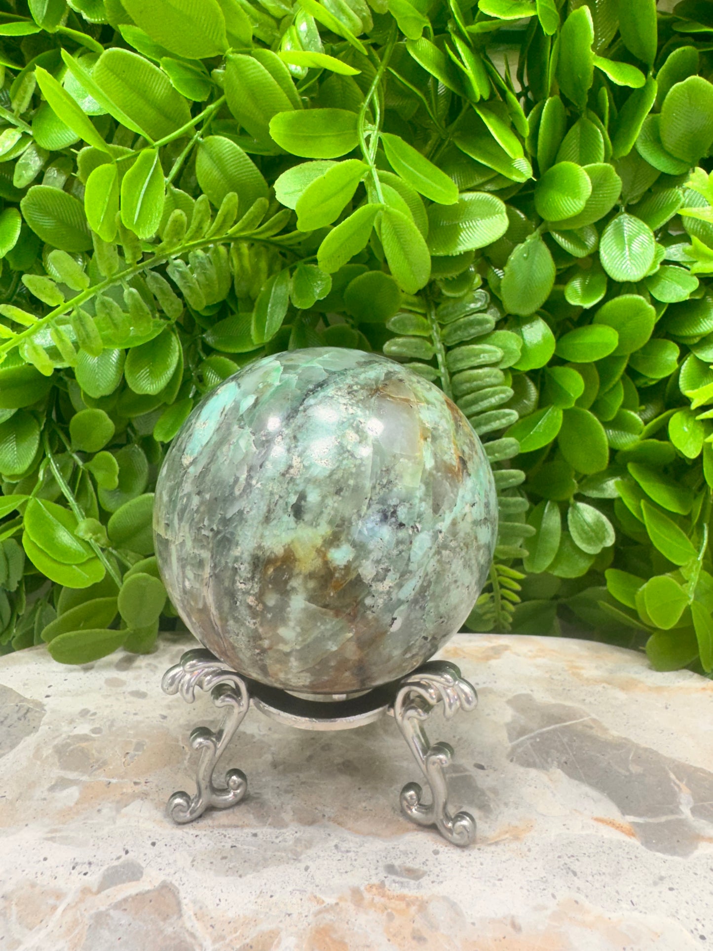 Turquoise Sphere 640g