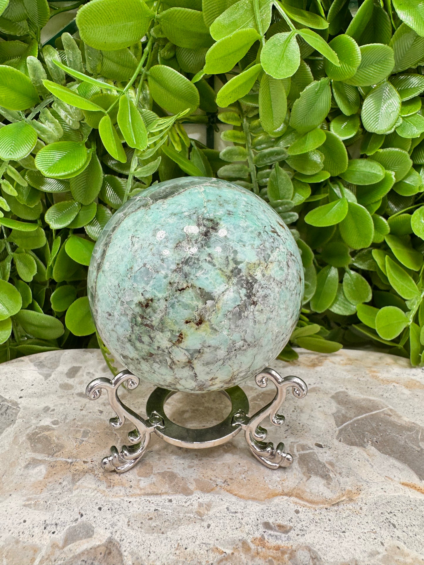 Turquoise Sphere 486g