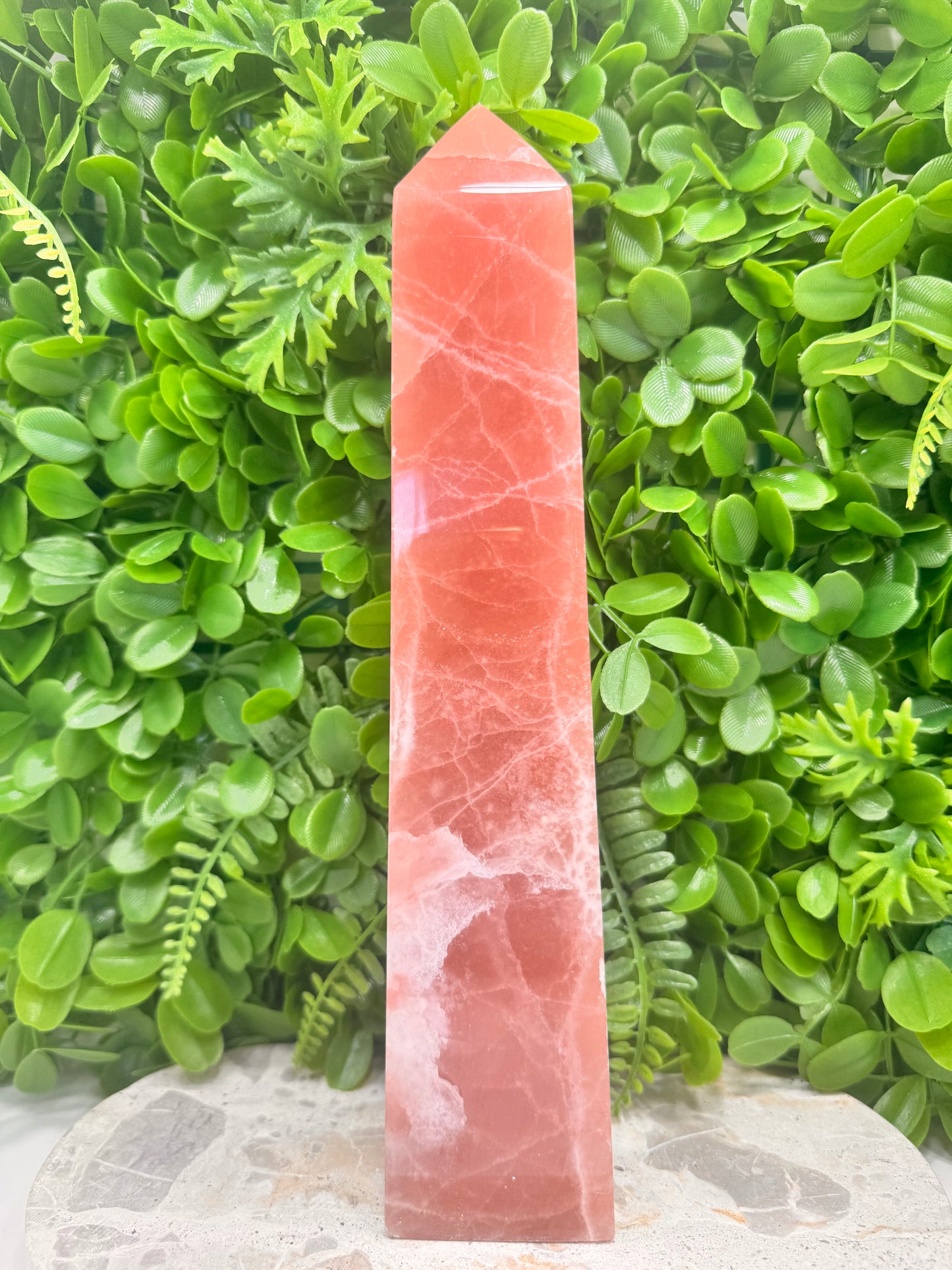 Rose Calcite Tower 1960g