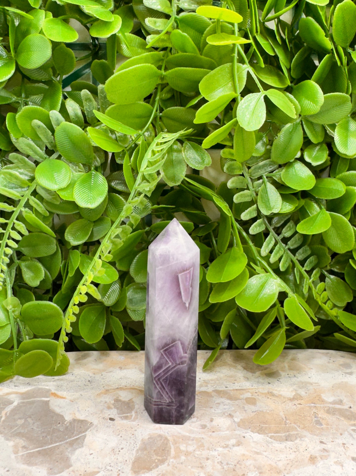 Chevron Amethyst Point 78g