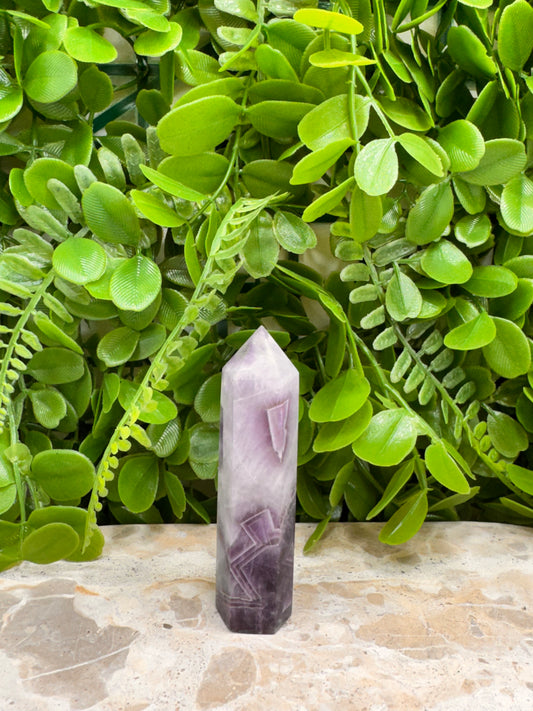 Chevron Amethyst Point 78g