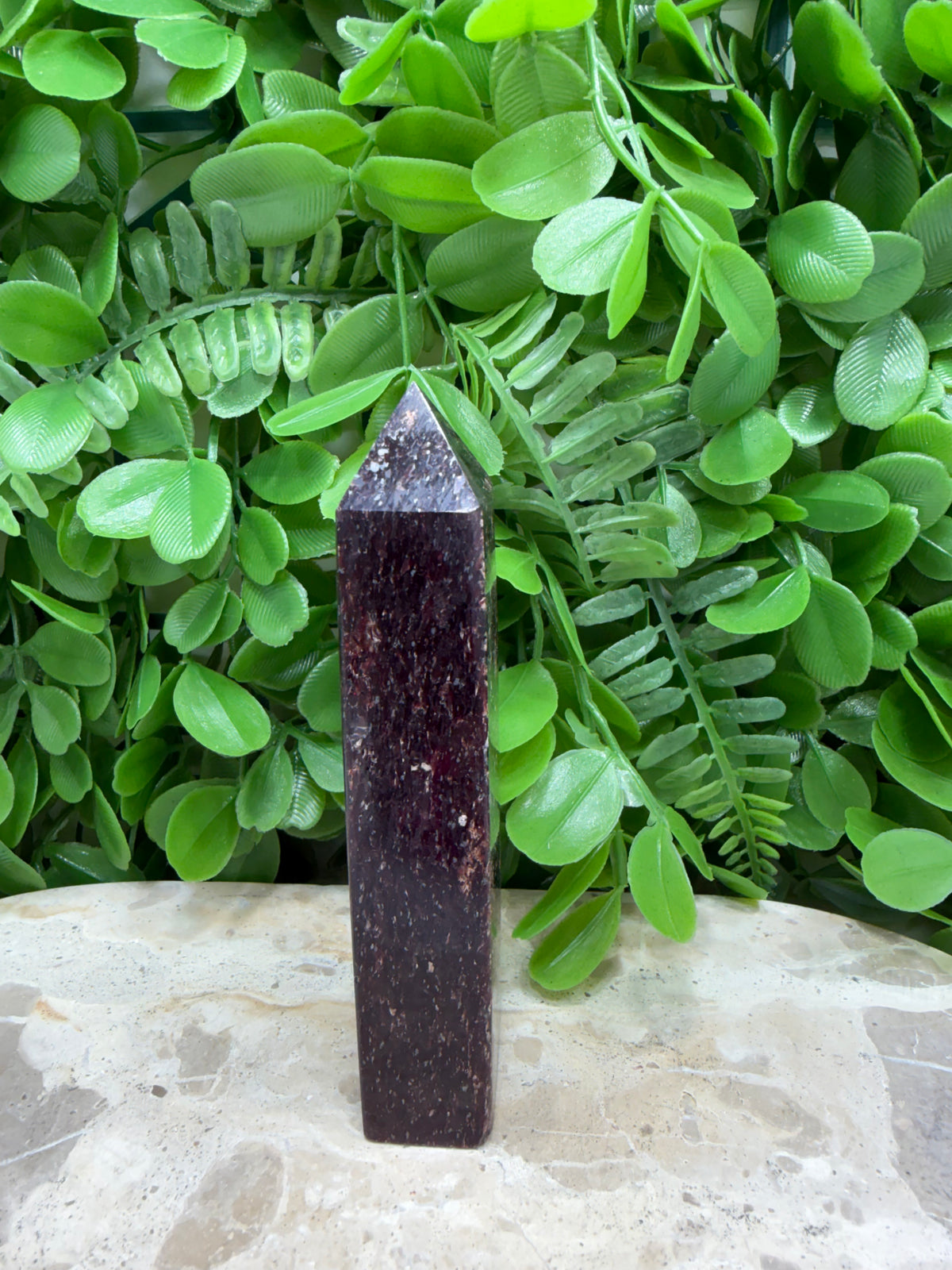Red Mica Tower | Strength • Grounding • Vitality