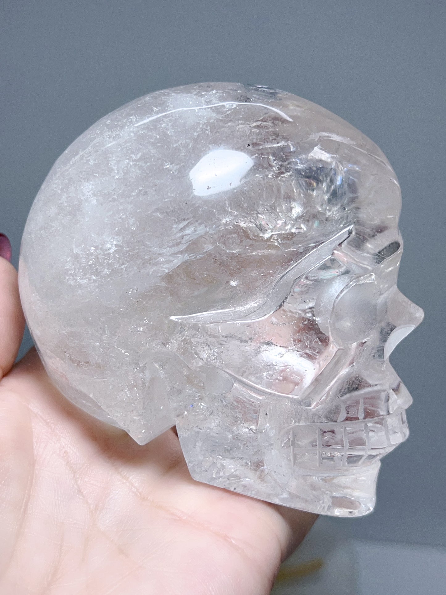 Clear Quartz Skull 722g