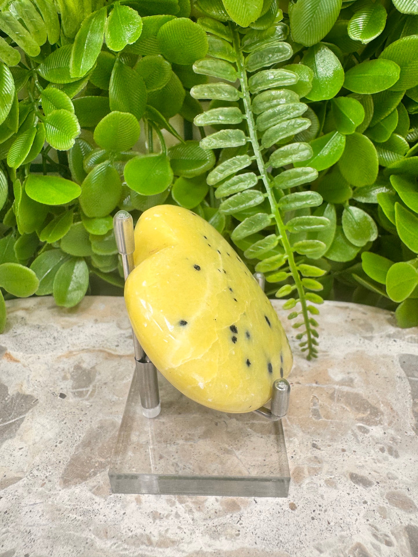 Jade/Hematite Heart 132g