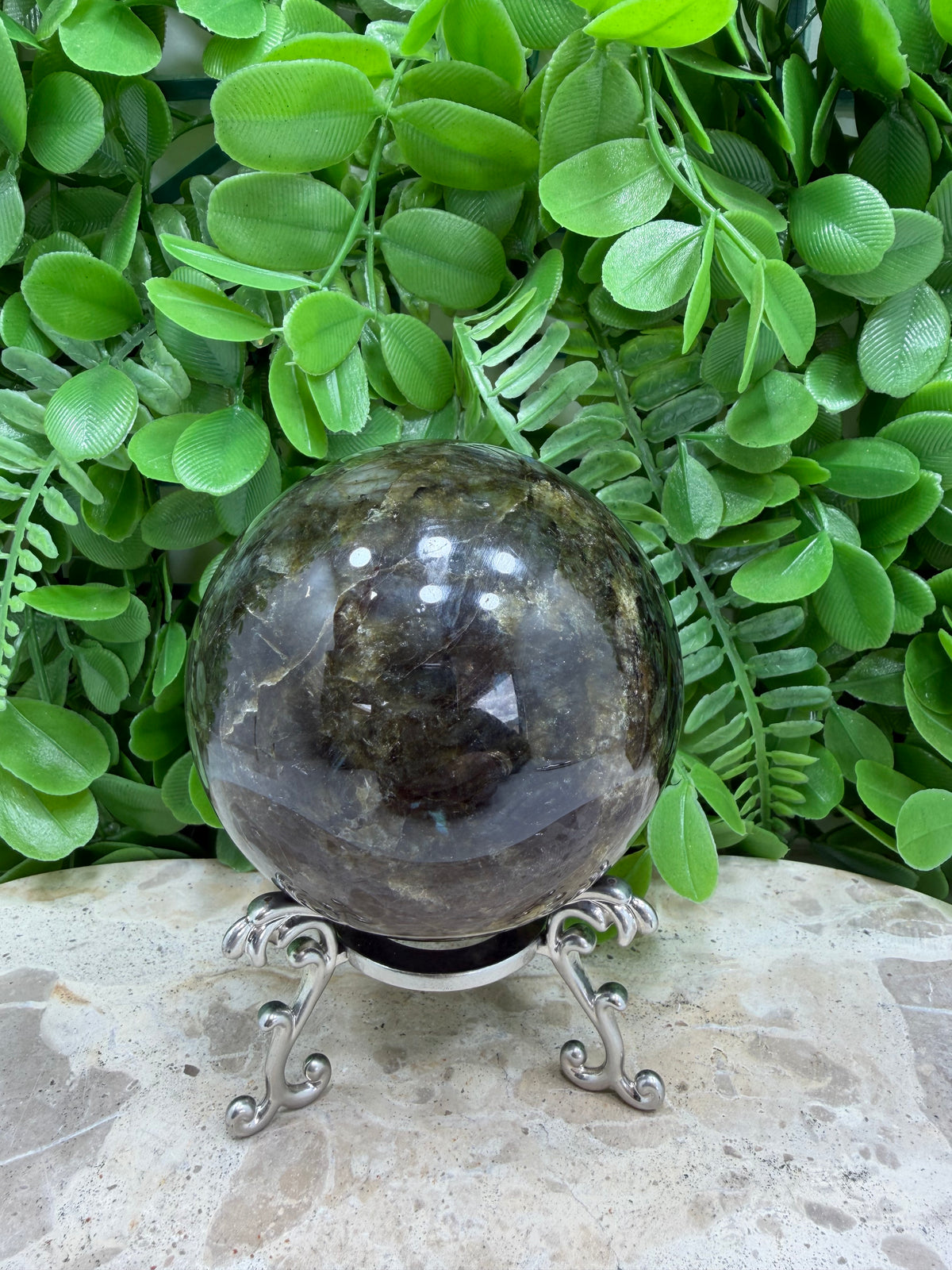 Labradorite Sphere | Protection • Intuition • Transformation