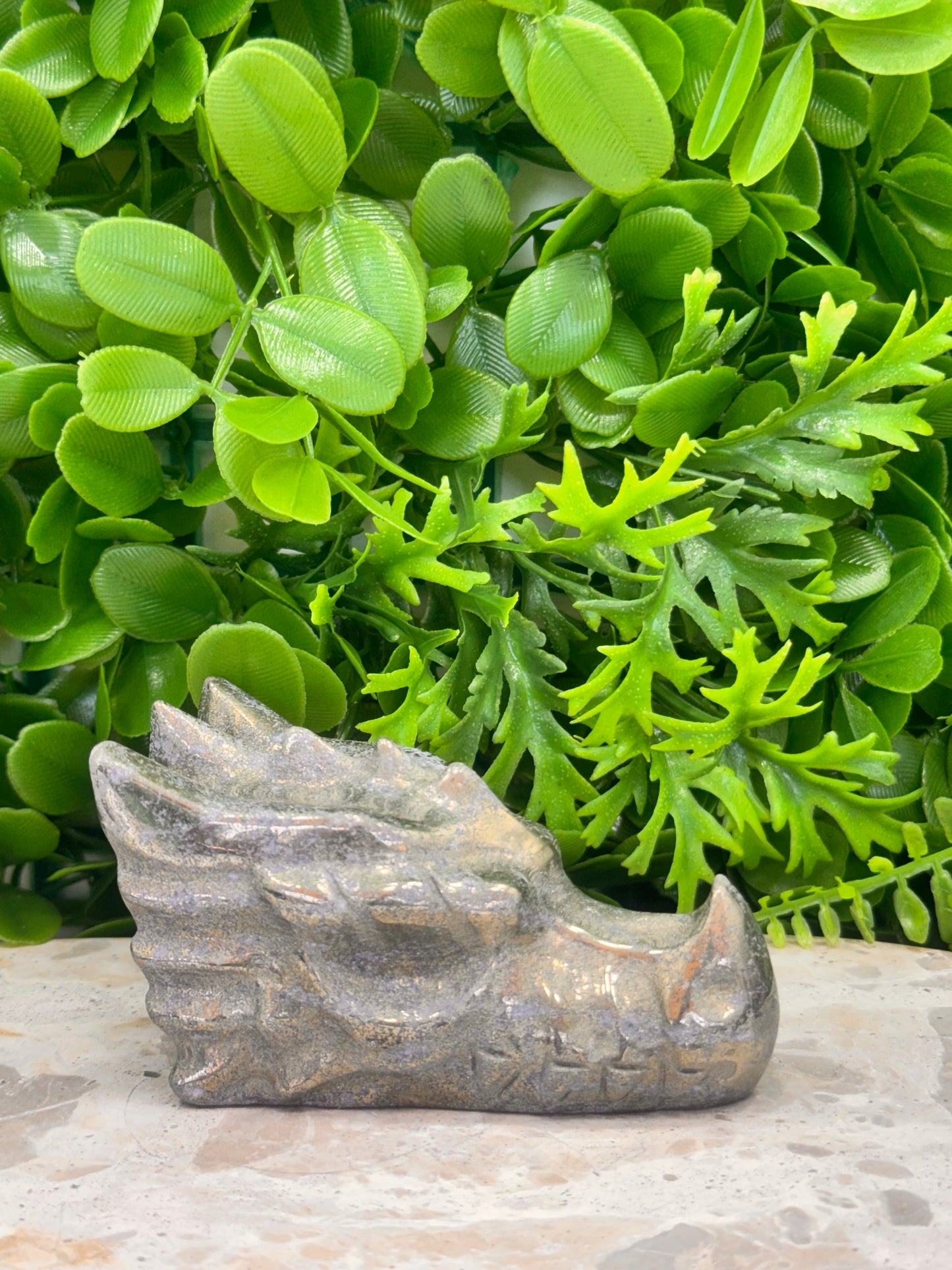 Pyrite Dragon Skull 574g