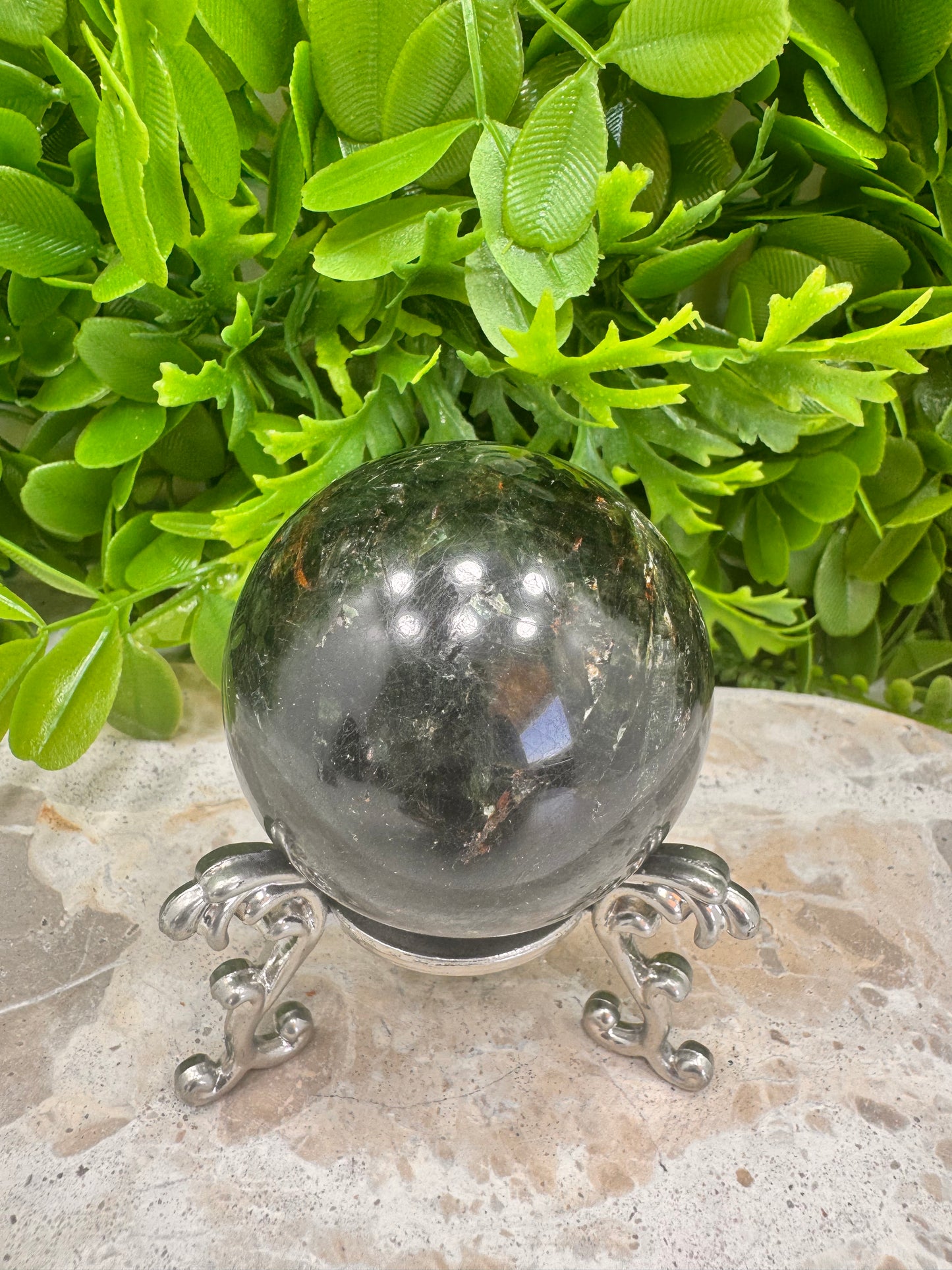 Green Tourmaline Sphere 292g