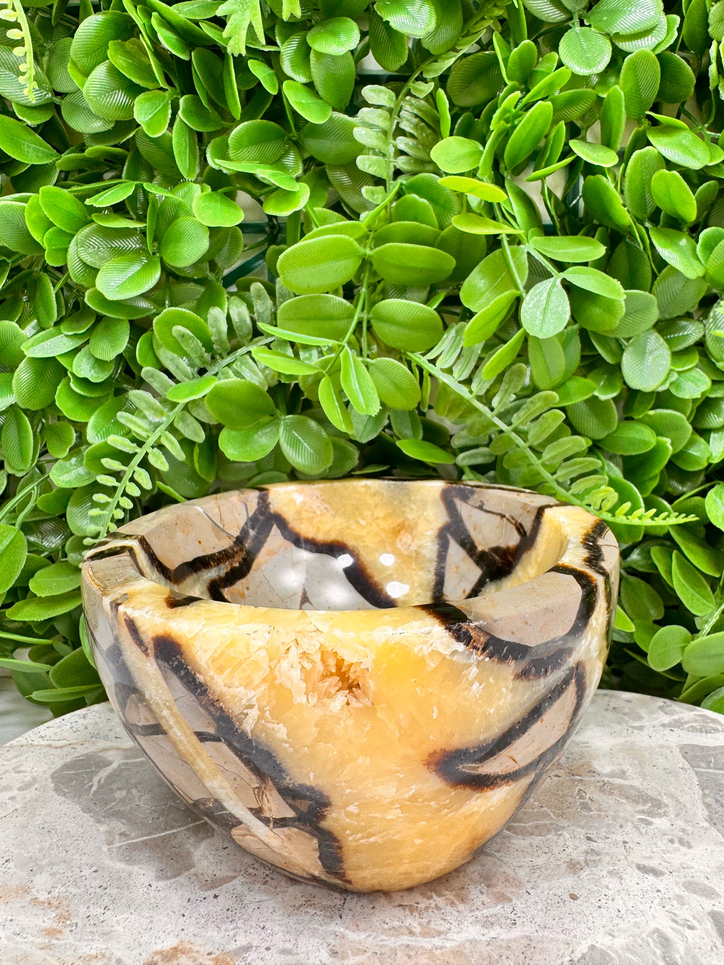 Septarian Dragon Stone Bowl 1458g
