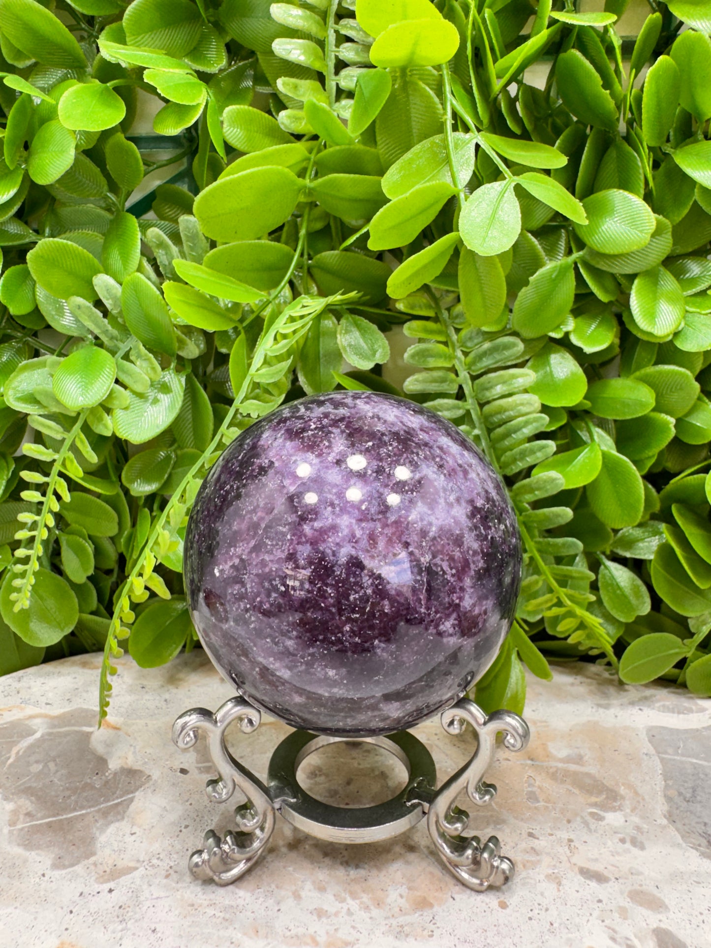 Purple Mica Sphere 561g