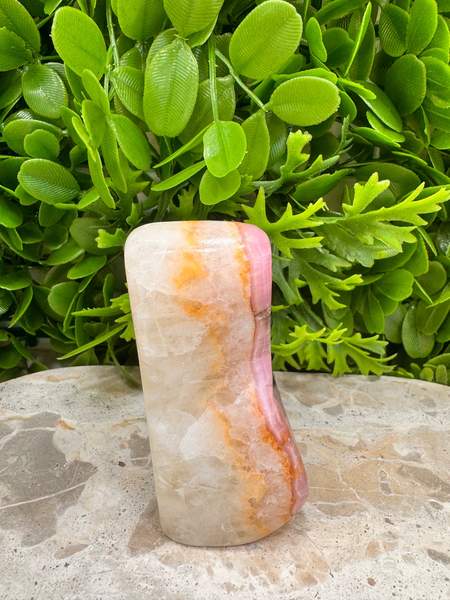 Pink Aragonite Freeform 498g