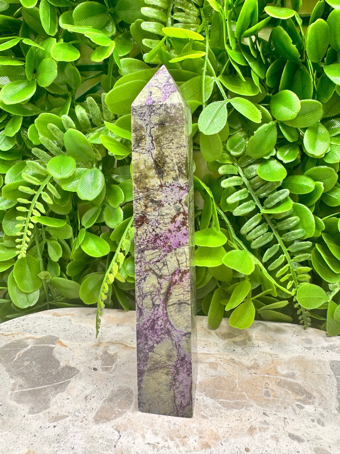 Atlantisite Stichtite Tower 238g
