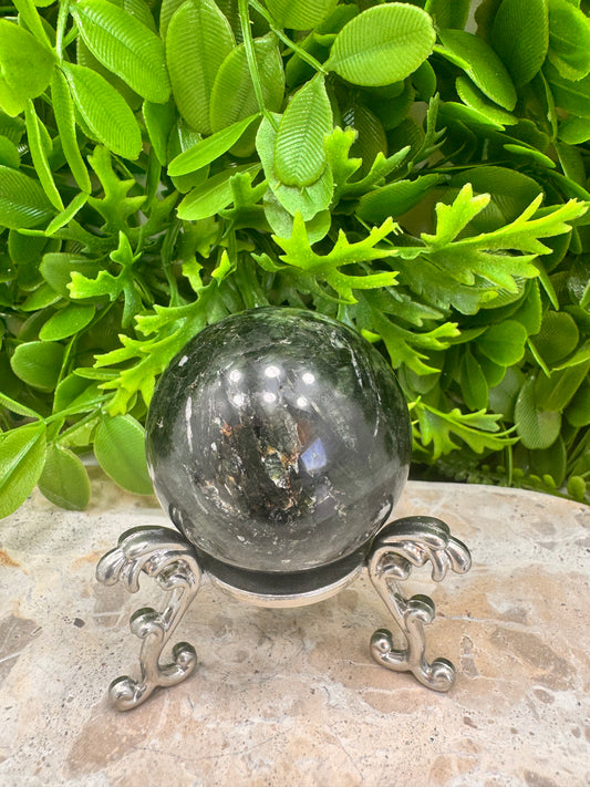 Green Tourmaline Sphere 222g