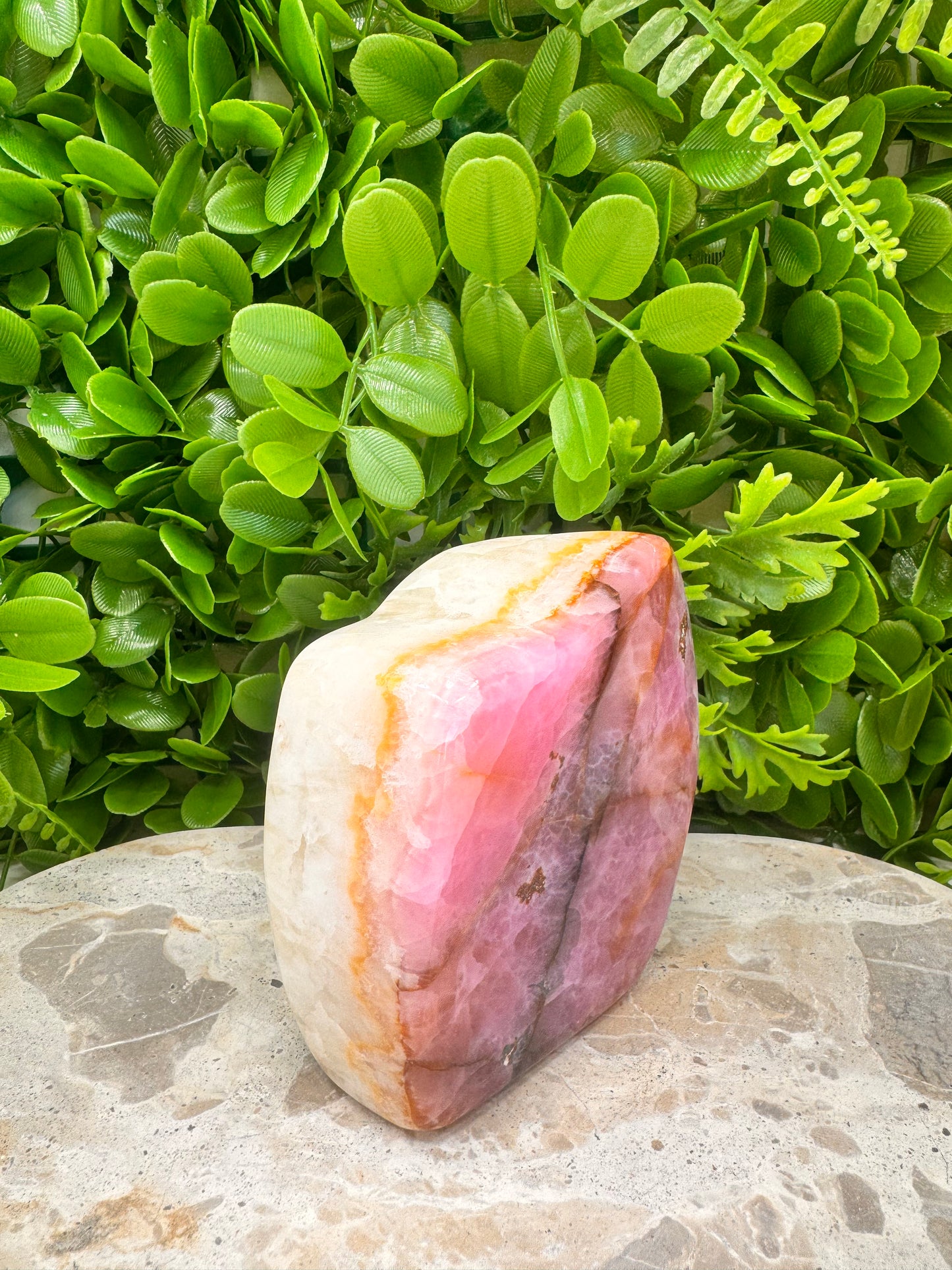 Pink Aragonite Freeform 704g