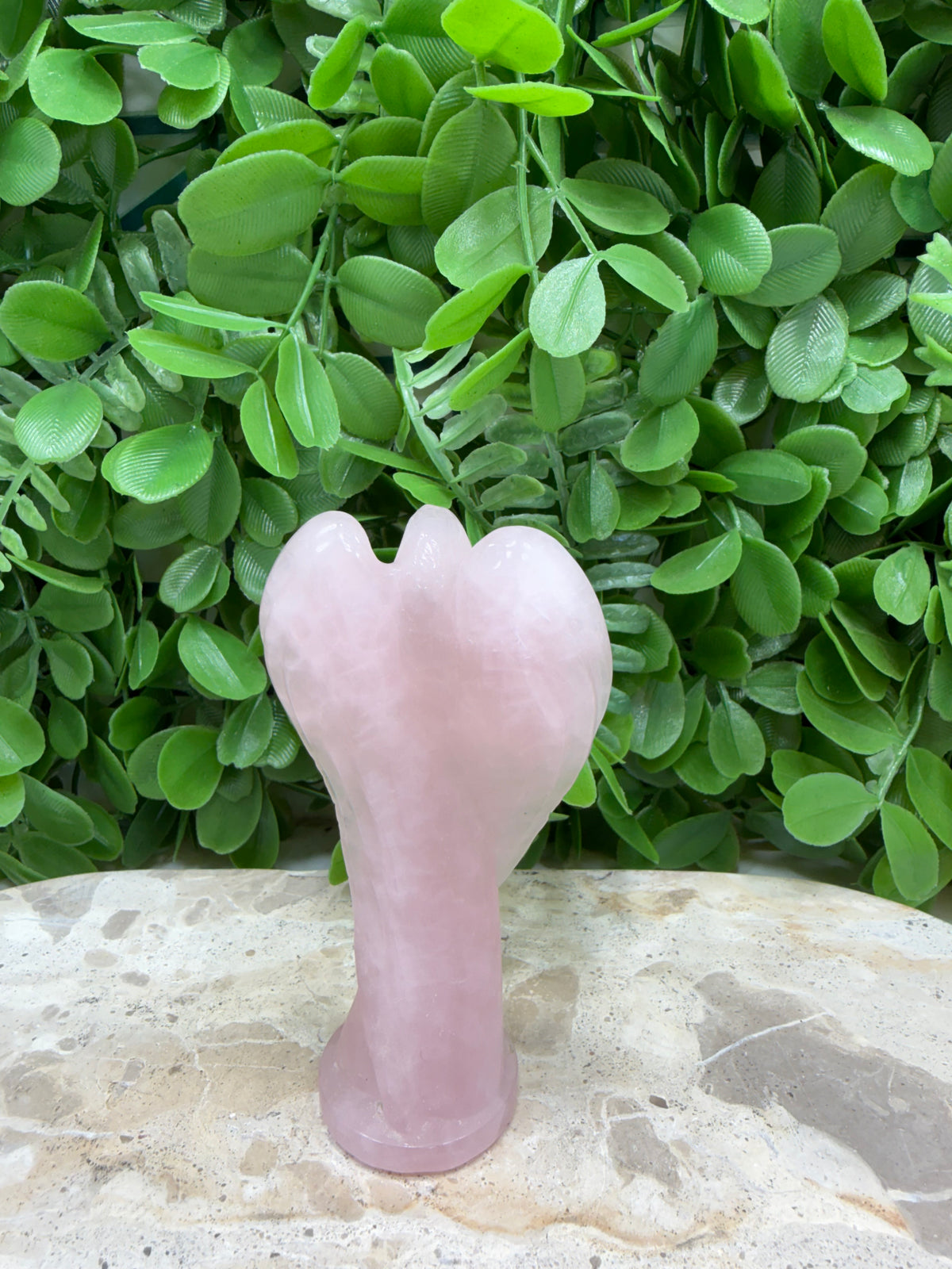 Rose Quartz Angel 112g | Love • Compassion • Healing