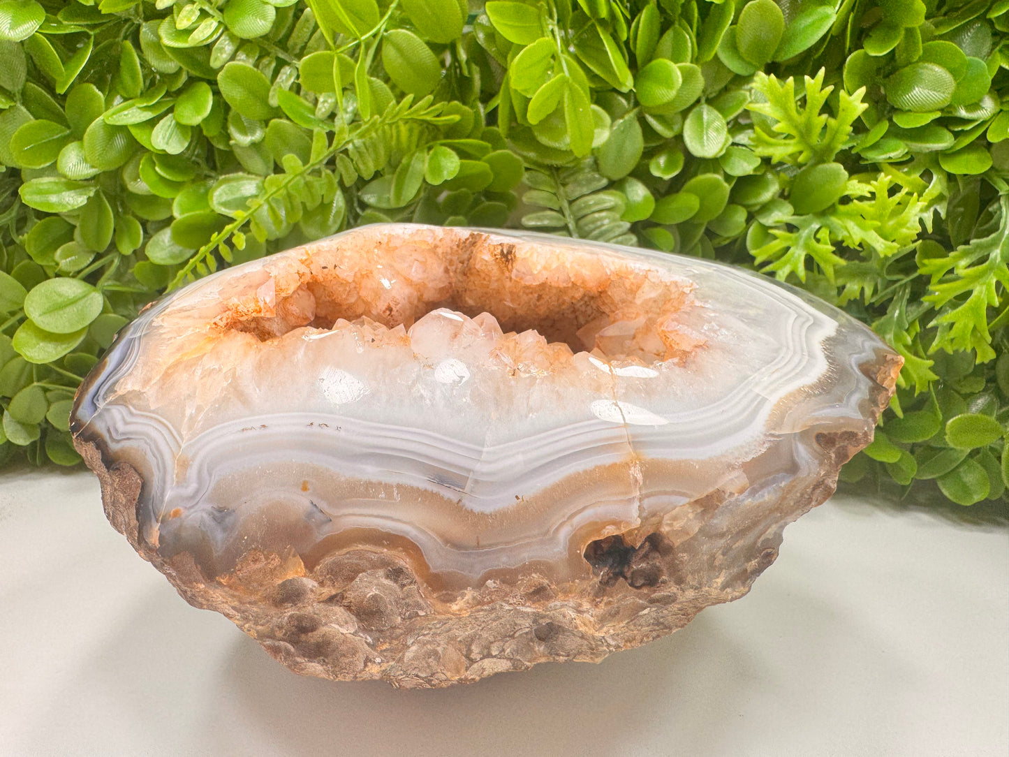 Druzy Quartz Agate Freeform 2970g