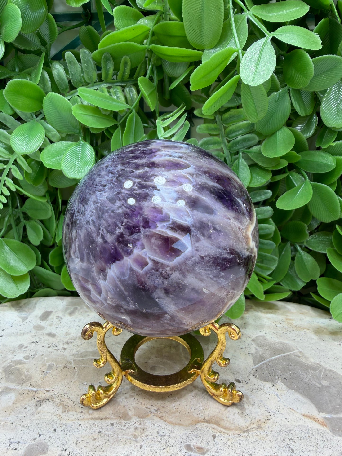 Flower Amethyst Sphere 648g