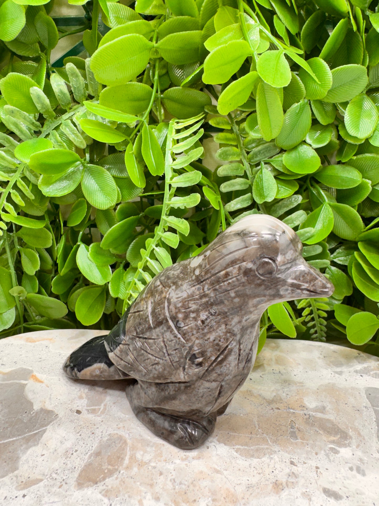 Volcanic Agate Bird 344g