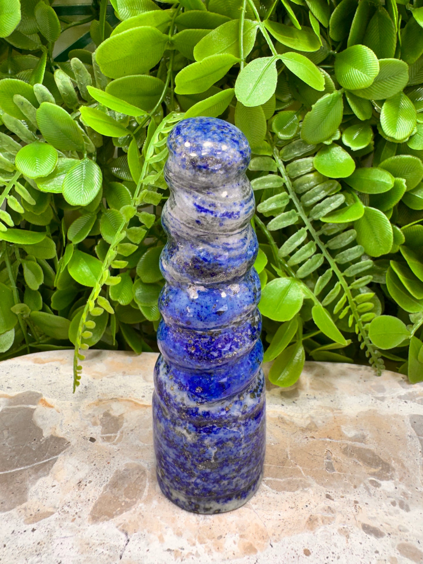 Lapis Lazuli Unicorn Horn 308g