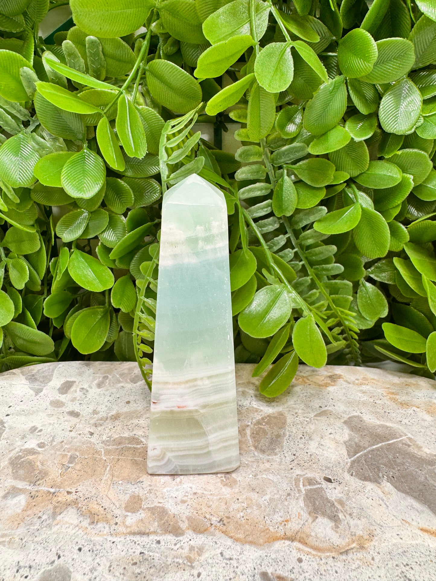 Pistachio Calcite Point 178g