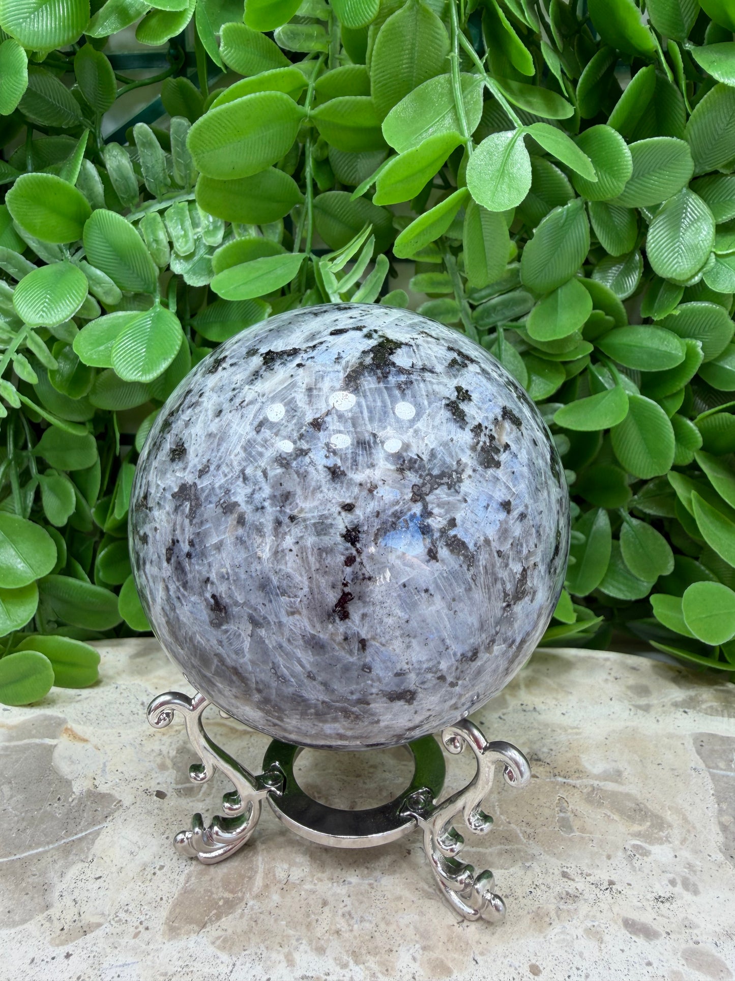 Larvikite Sphere 770g