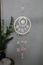 Rose Quartz & Heart Mandala Hanger