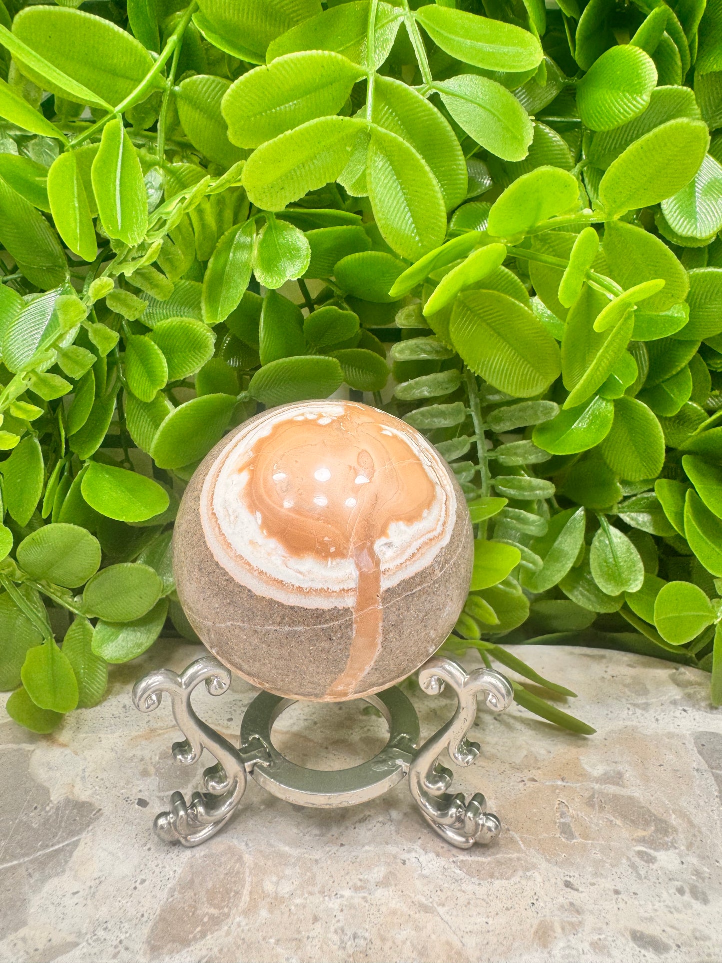 Caribbean Calcite Sphere 302g