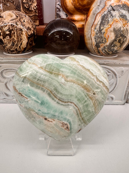 Carribean Calcite Heart 598g