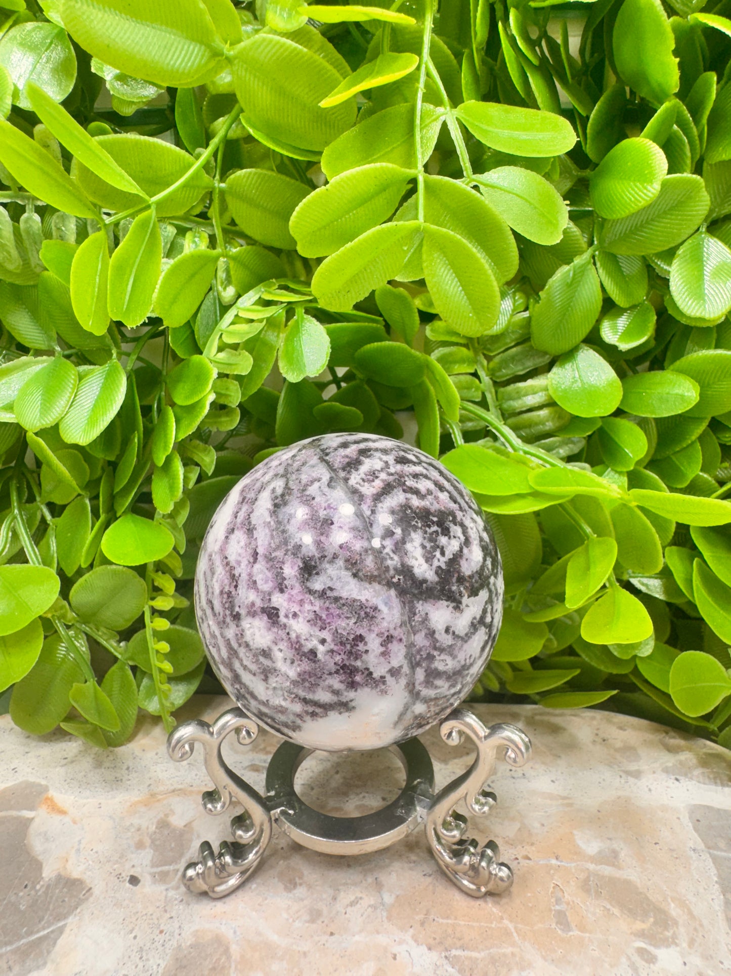 Zebra Jasper Sphere 390g