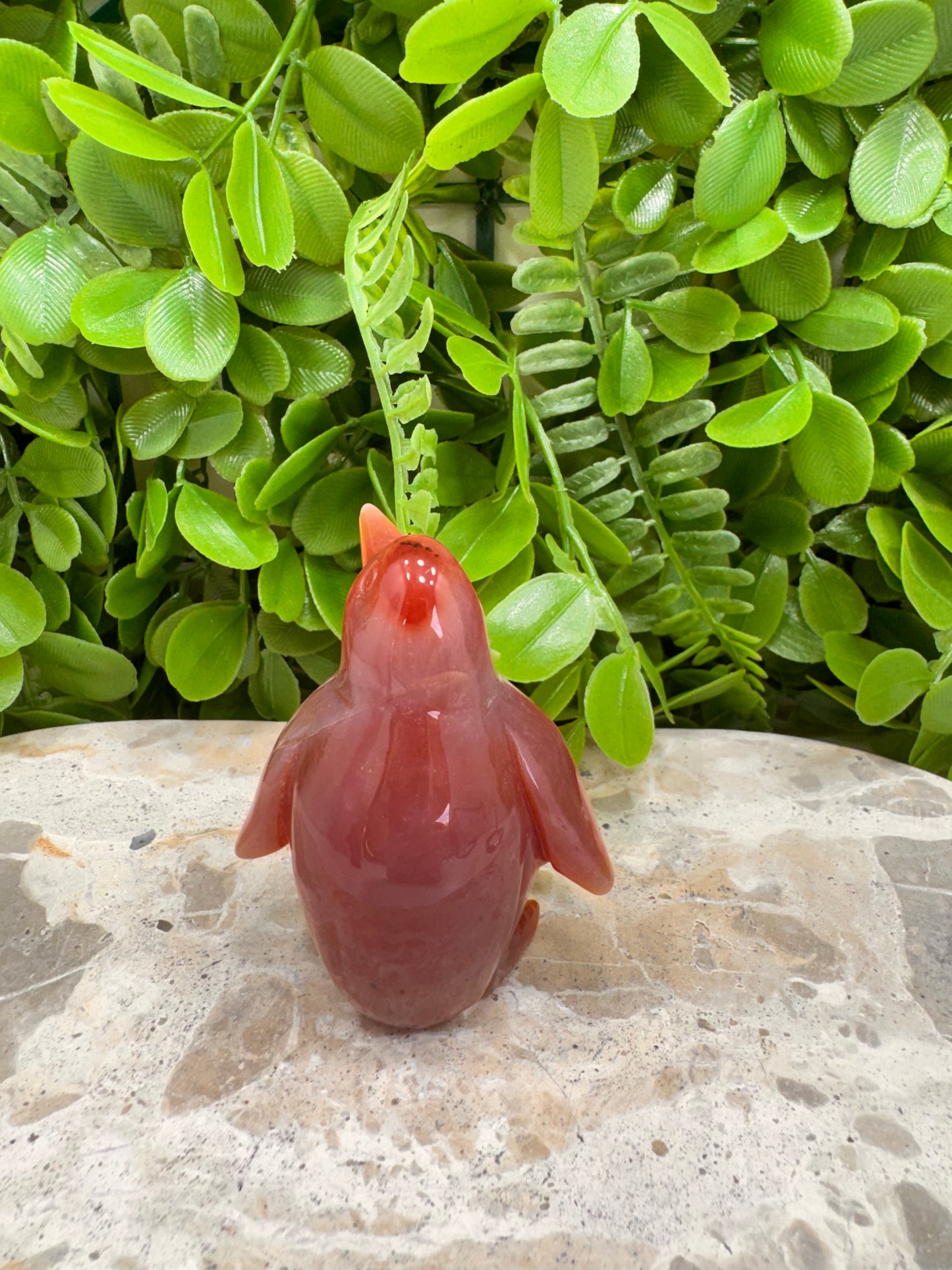 Carnelian Druzy Penguin 138g