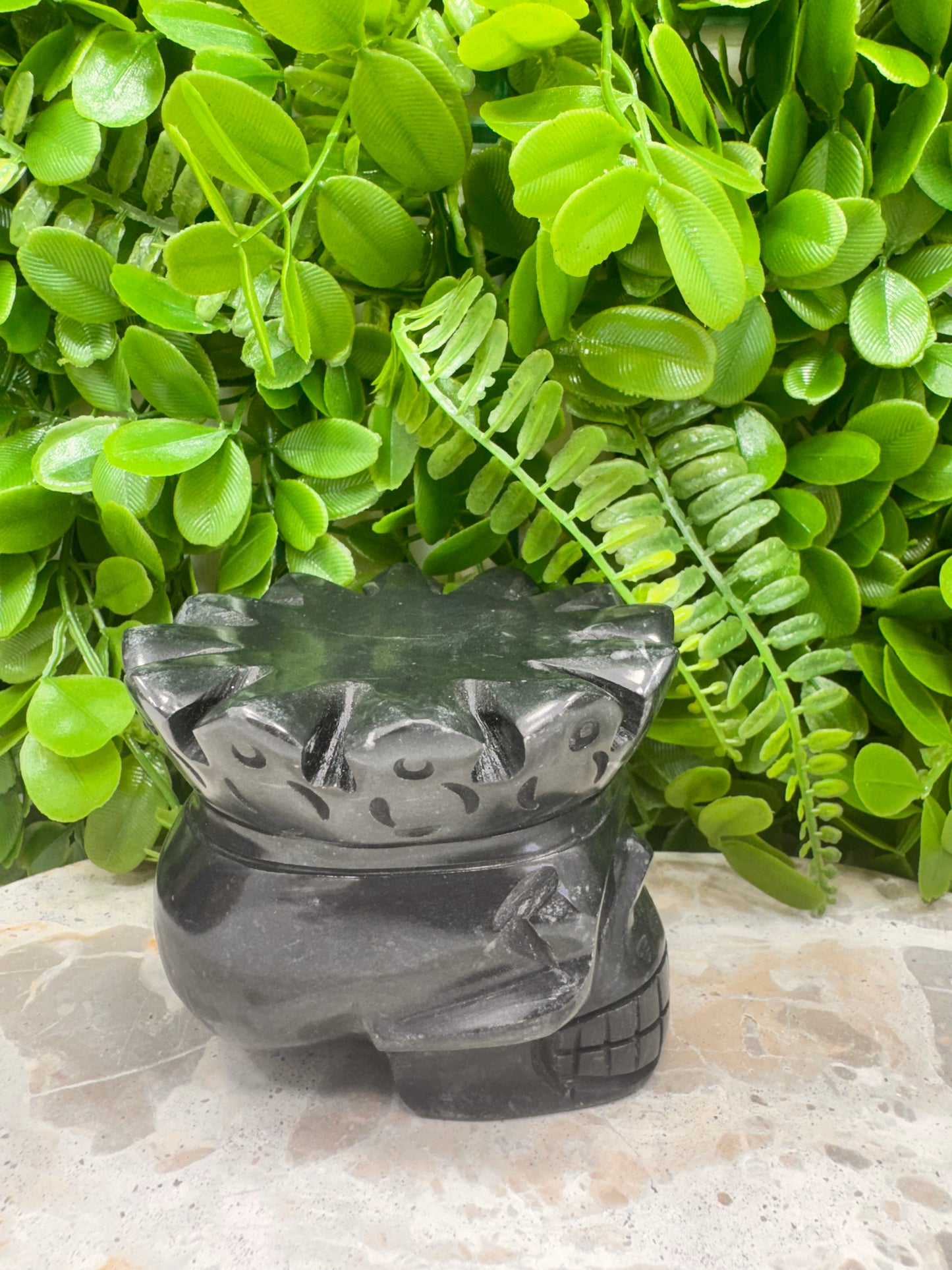 Black Jade King Skull 954g