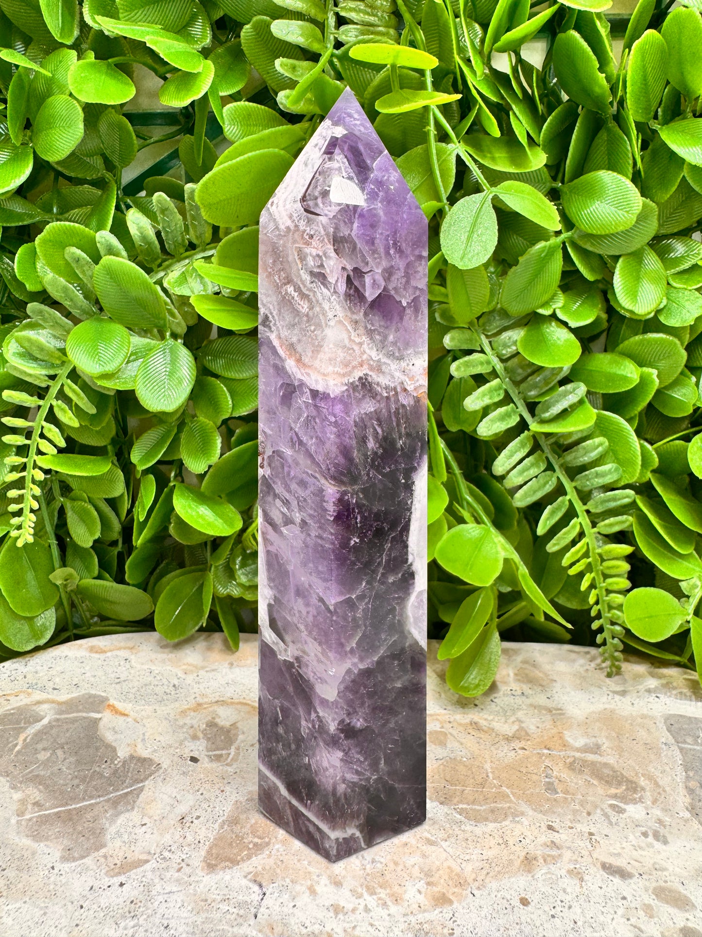 Chevron Amethyst Tower 365g