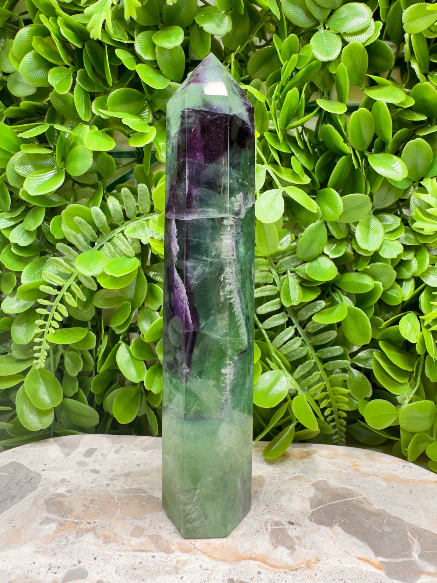 Fluorite Tower 554g
