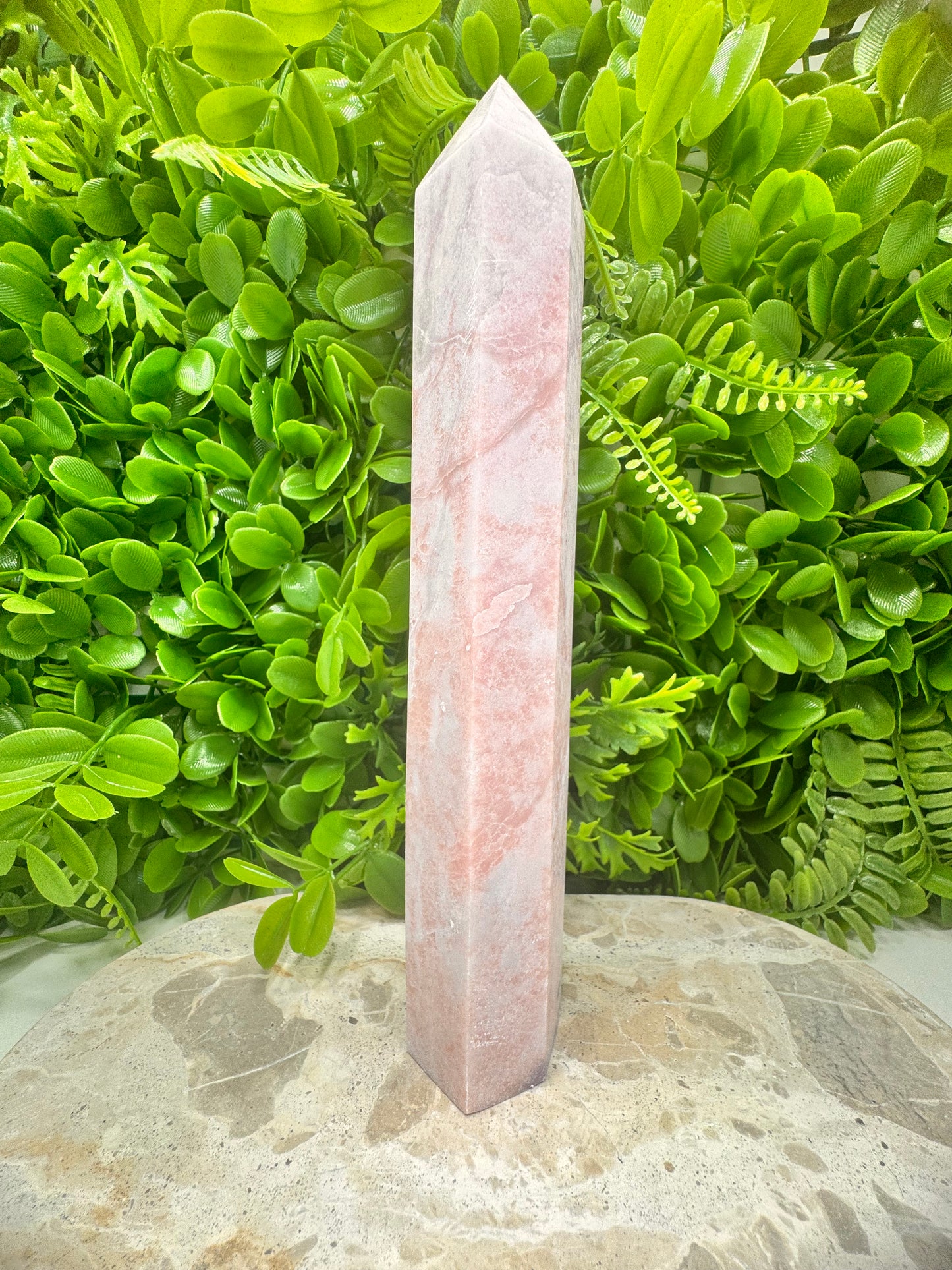 Pink Opal Tower 743g