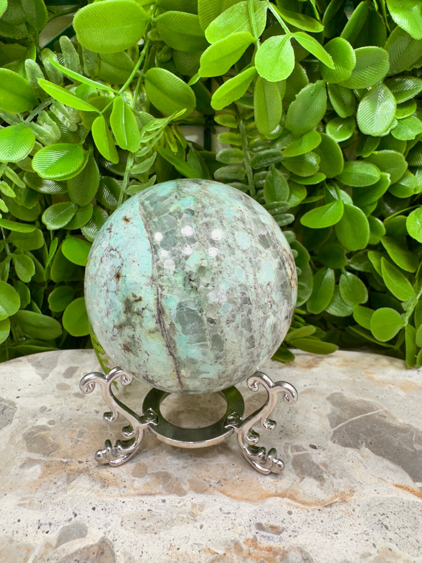 Turquoise Sphere 486g