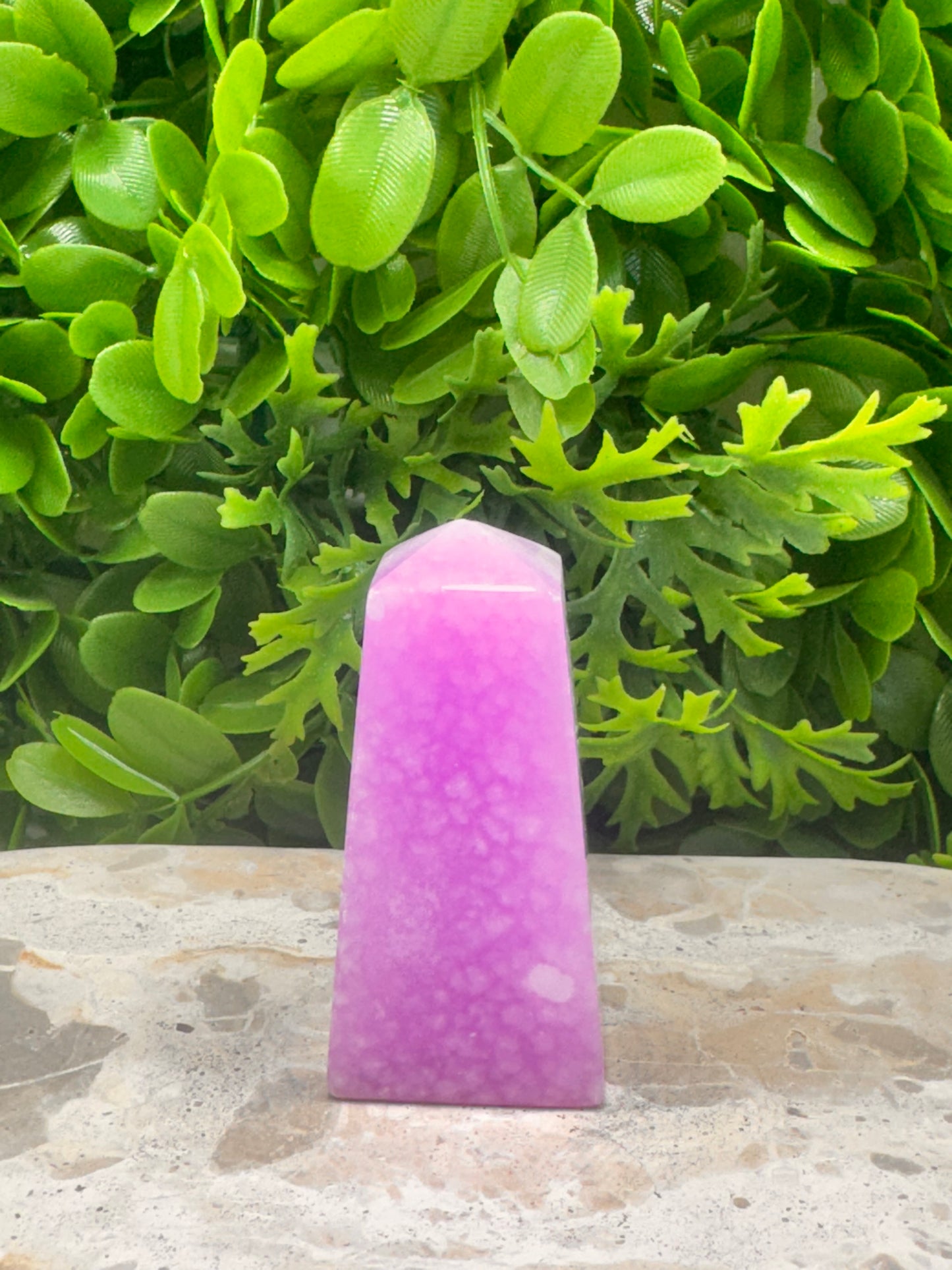 Pink Aragonite Point 160g