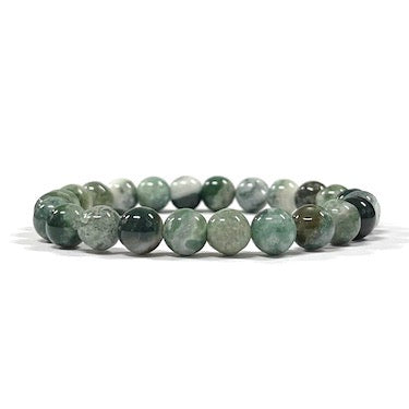 Moss Agate Bracelet 8mm