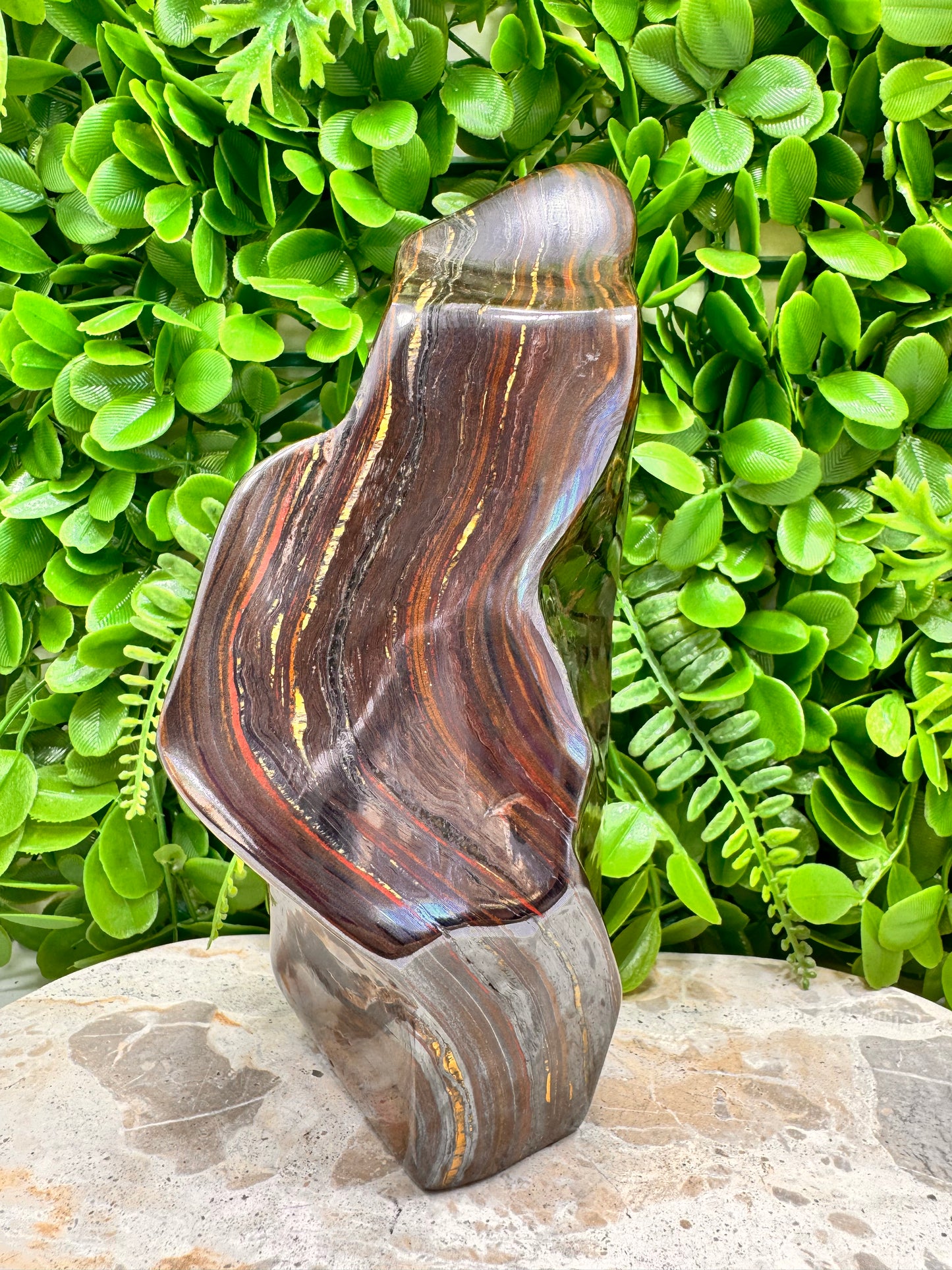 Tiger Iron with Tiger Eye Freeform 2128G