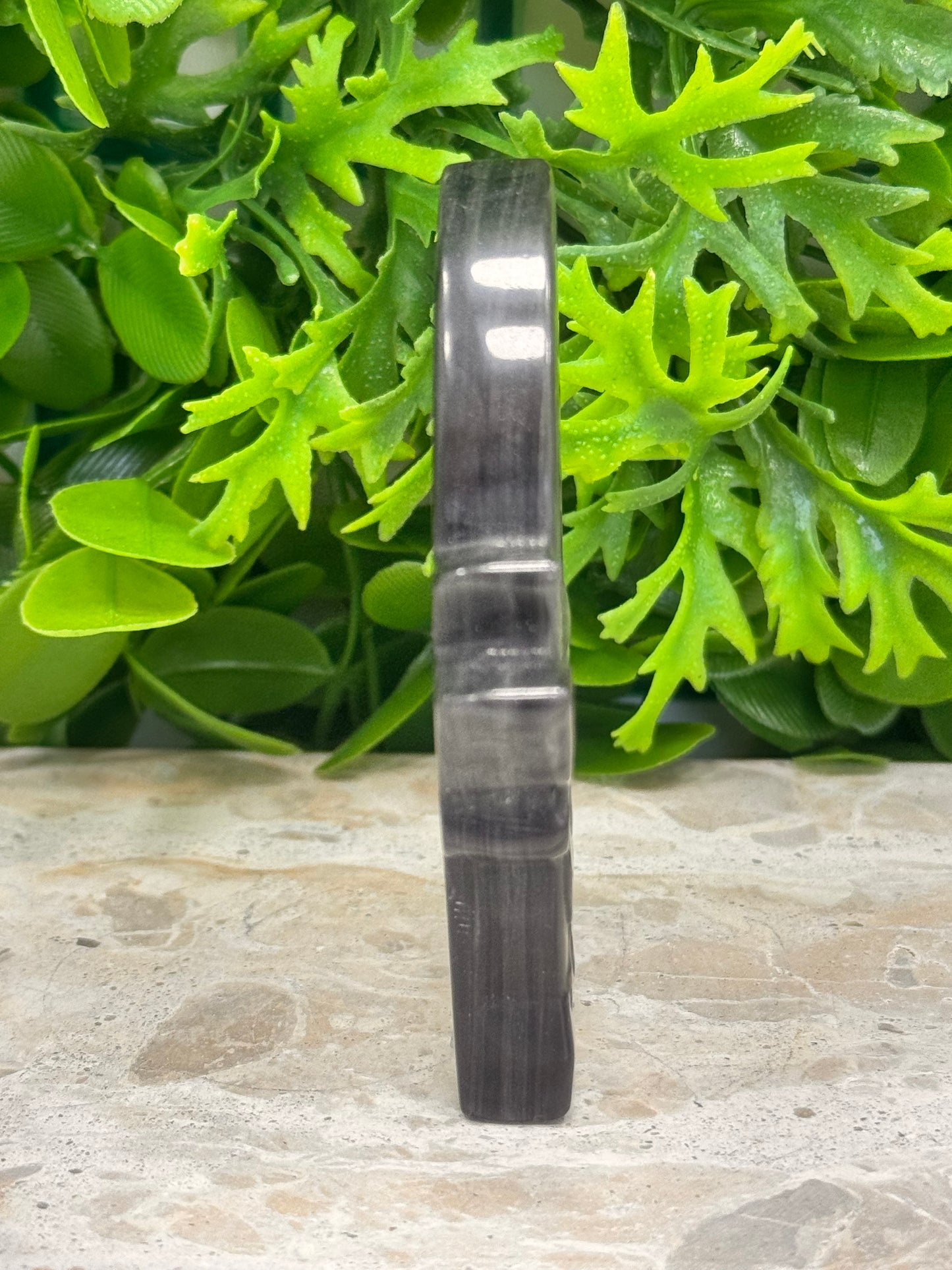 Silver Obsidian Fairy Door 118g
