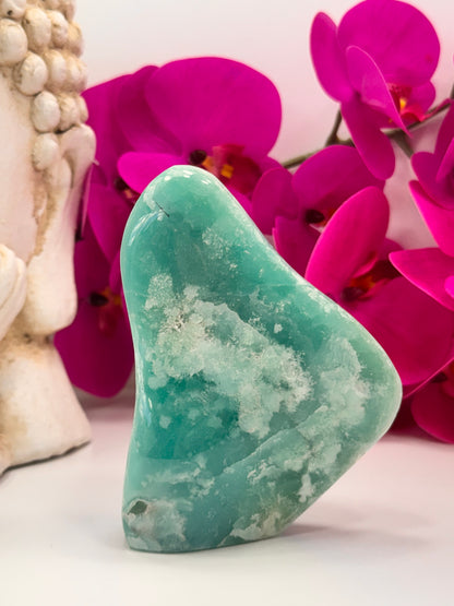 Aragonite with Smithsonite Freeform 496g
