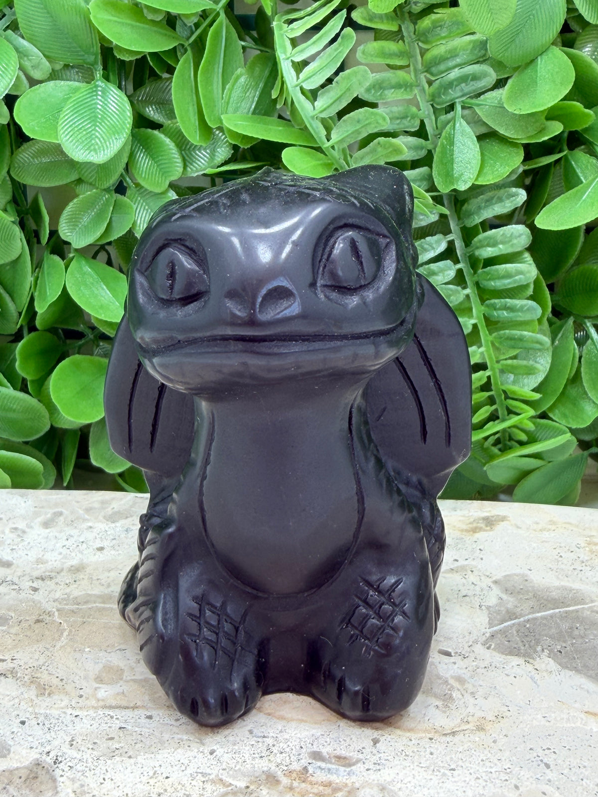 Black Obsidian Toothless Dragon 450g