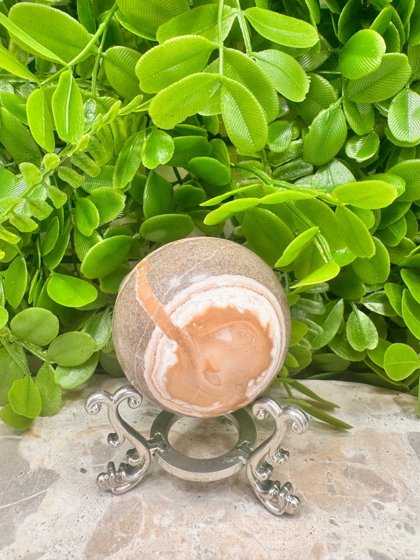 Caribbean Calcite Sphere 302g