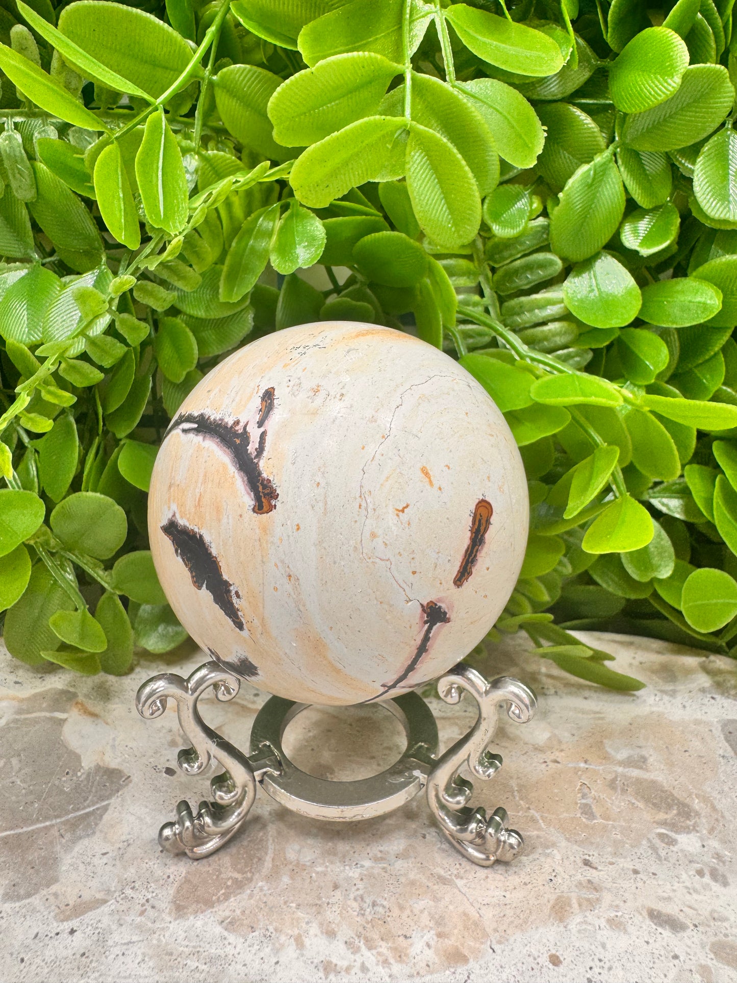Picture Jasper Sphere 466g