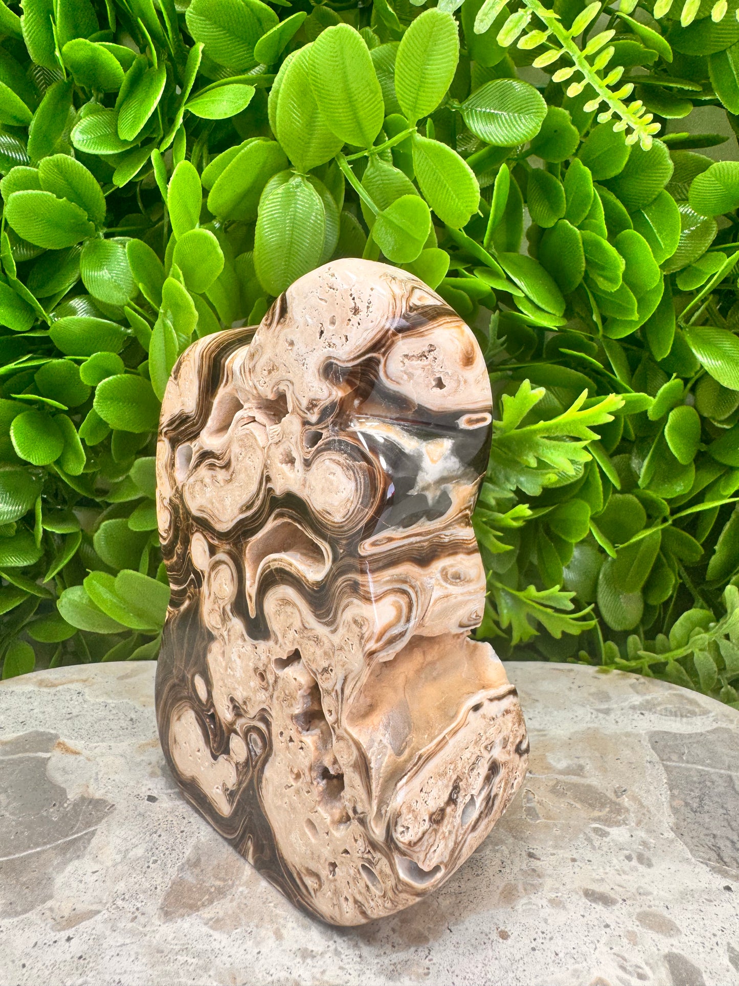 Chocolate Calcite Freeform 740g