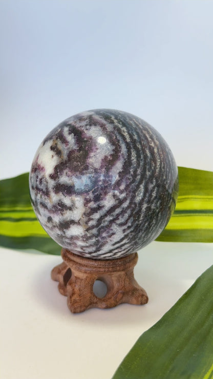 Zebra Jasper Sphere 514g