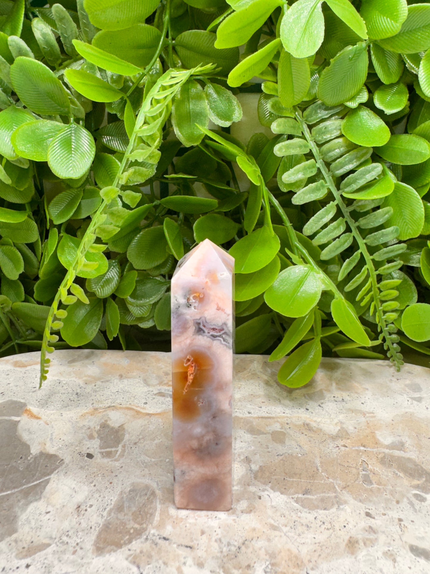Flower Agate Point 78g